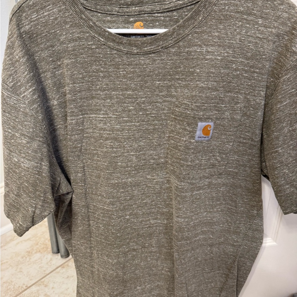 Carhartt Heathered Green Original Fit Tee